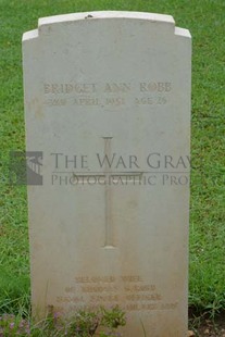 TRINCOMALEE WAR CEMETERY - ROBB, MRS BRIDGET ANN